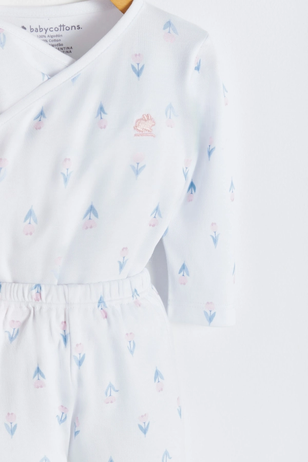 Set Kimono Body Ranita Tulips