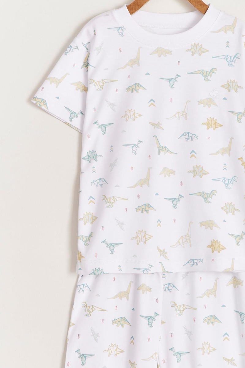 Pijama Jack Dino Origami Pima