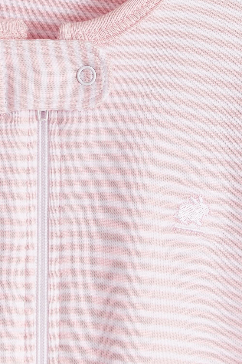 Footie Zipper Rib Ray