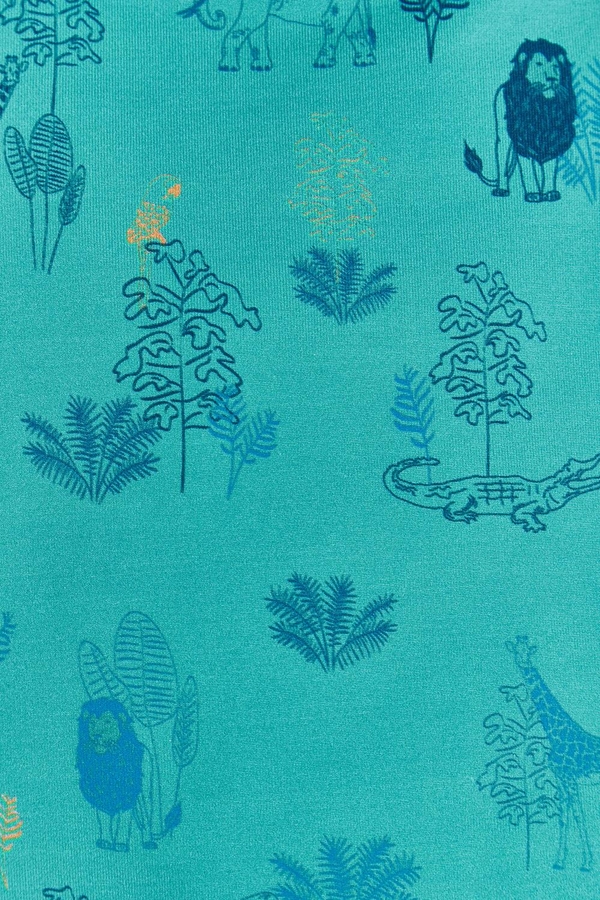 Remera Cloud Print Beach Safari