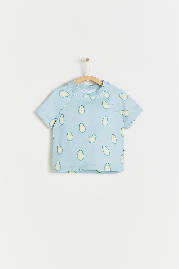 Remera Uv Cloud Print Palta