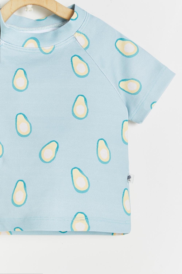 Remera Uv Cloud Print Palta