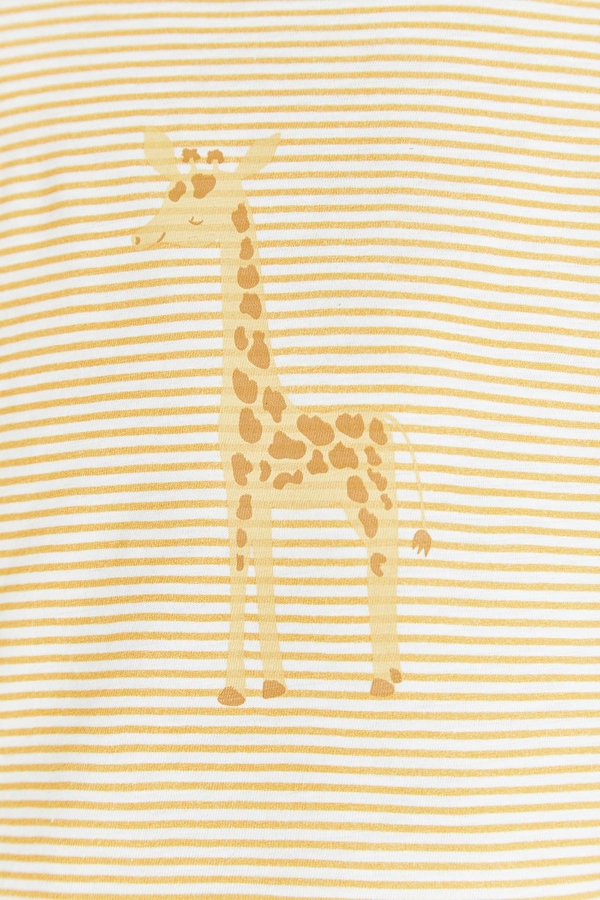 Sunset Striped Short Sleeve Bodysuit