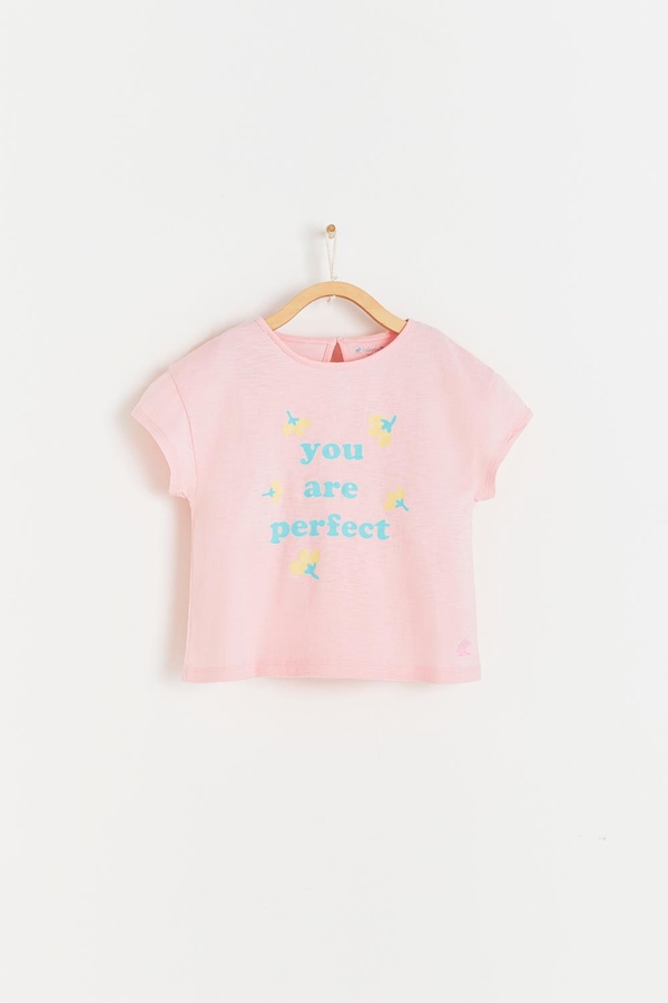 Malibu Pink Printed Short Sleeve T-Shirt