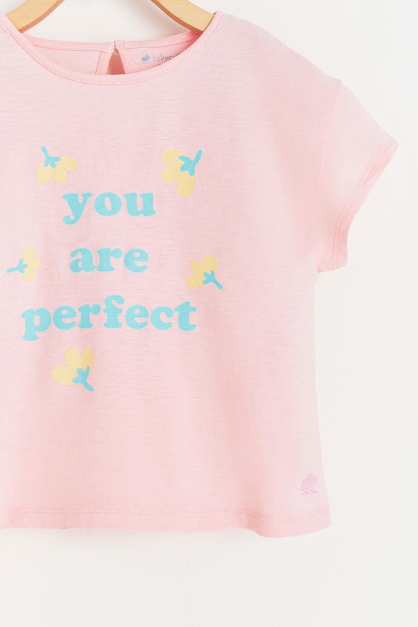 Malibu Pink Printed Short Sleeve T-Shirt