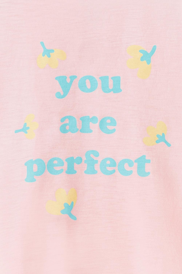 Malibu Pink Printed Short Sleeve T-Shirt