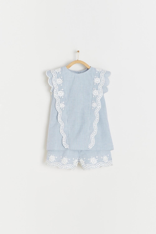 Anette Blouse & Shorts Set