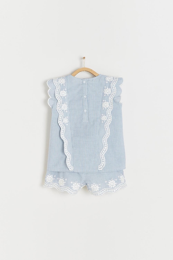 Anette Blouse & Shorts Set