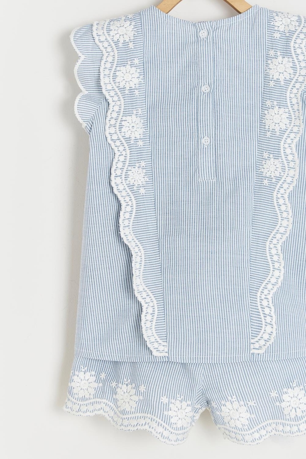 Anette Blouse & Shorts Set
