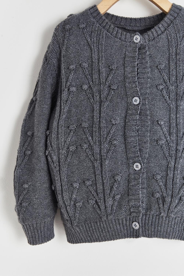 Cardigan Marin Tejido