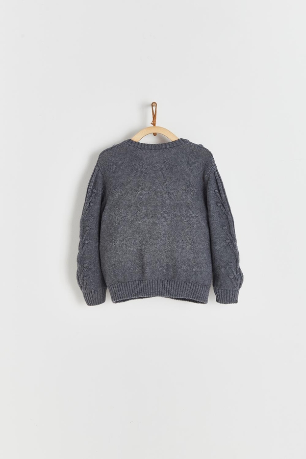 Cardigan Marin Tejido