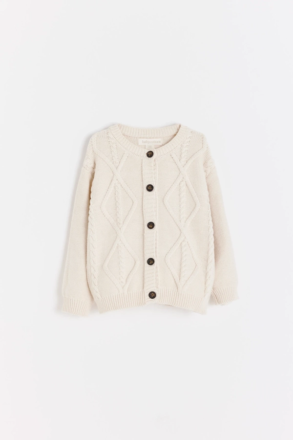 Cardigan Marin Tejido