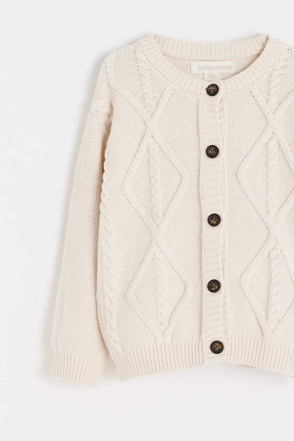 Cardigan Marin Tejido