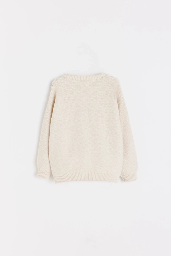 Cardigan Marin Tejido