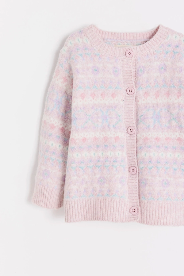 Cardigan Rose Tejido