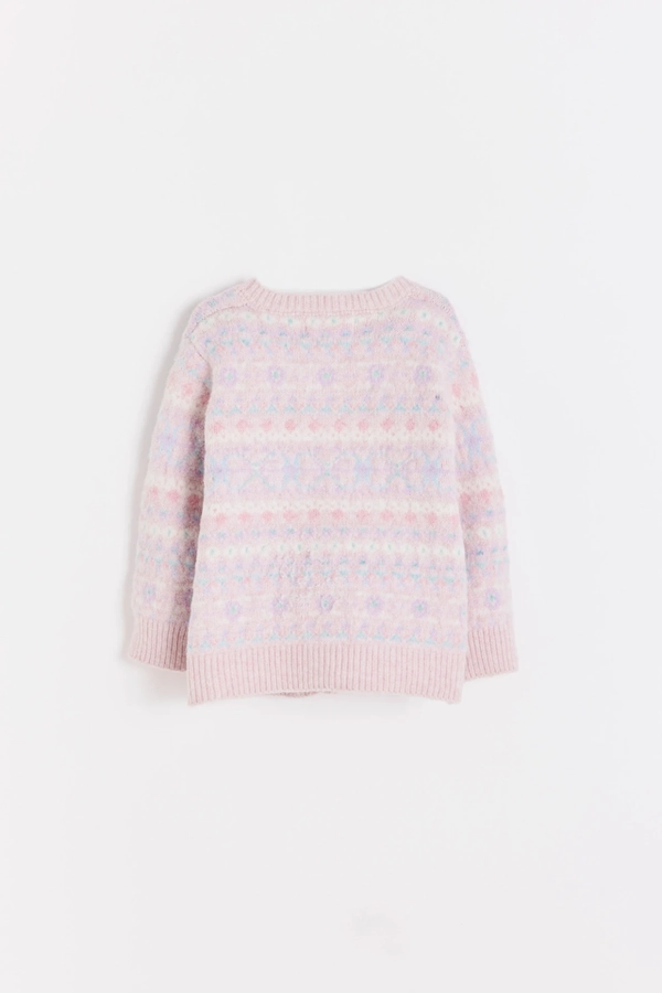 Cardigan Rose Tejido
