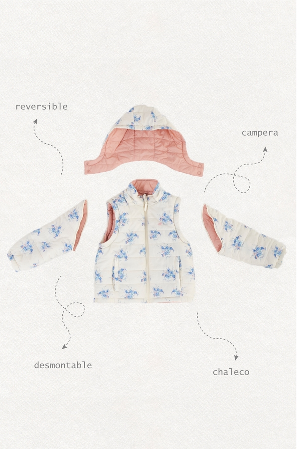 Campera Rever Rose