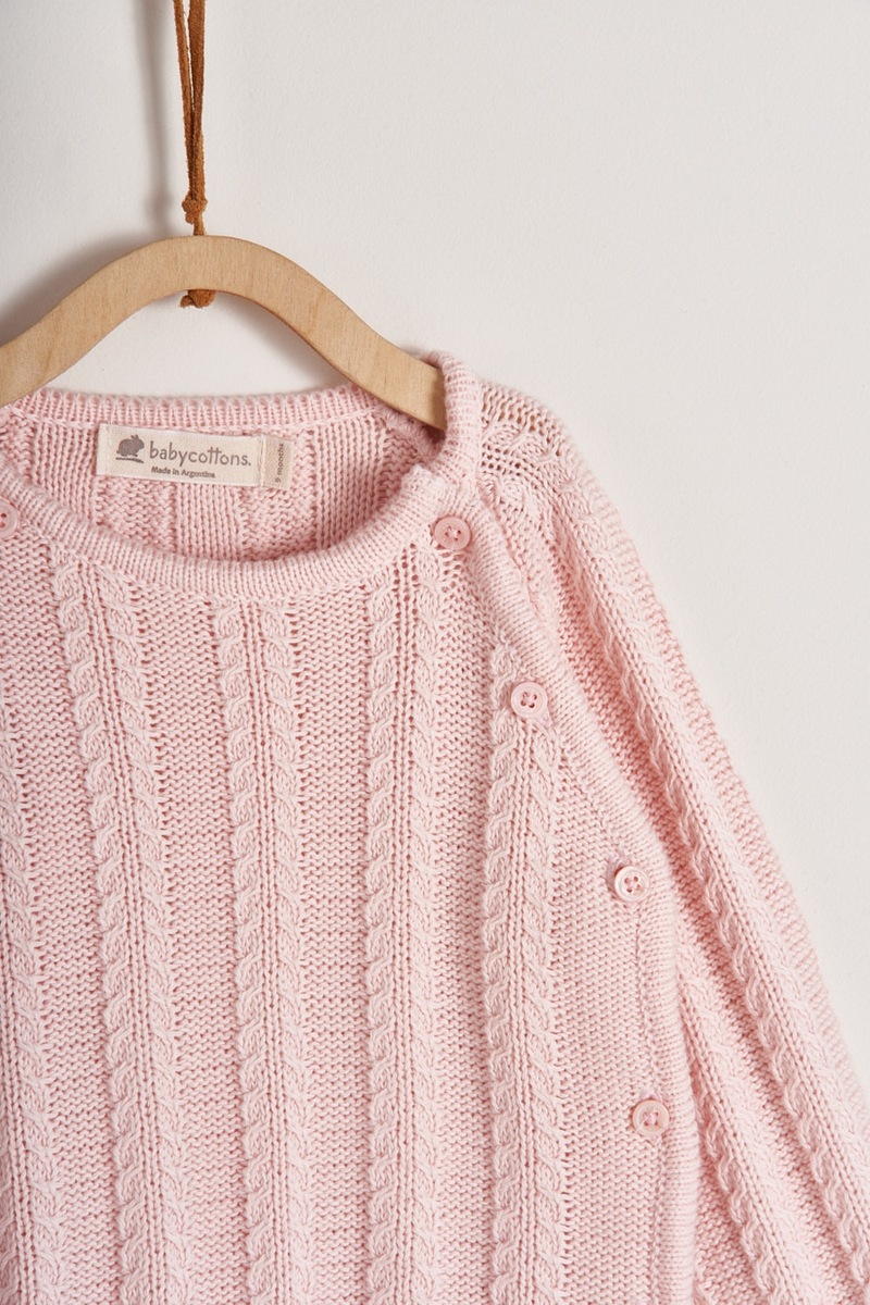 Sweater trenza Pink