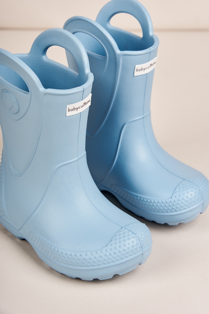 Botas de Lluvia celeste
