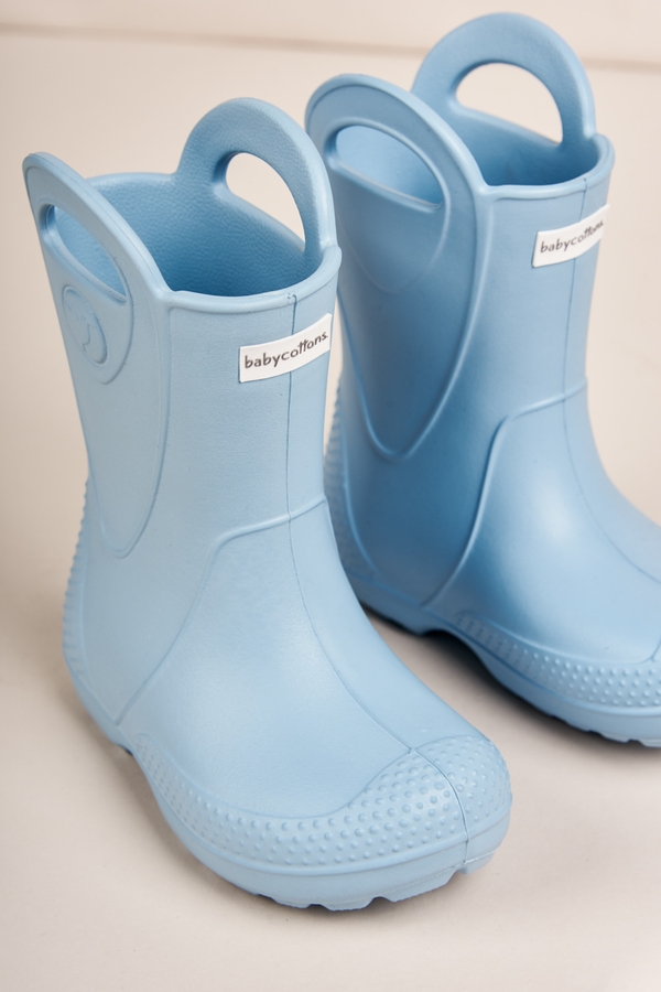 Botas de Lluvia celeste