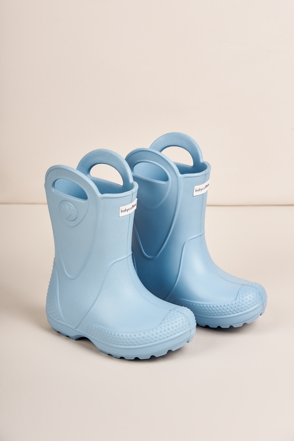 Botas de Lluvia celeste