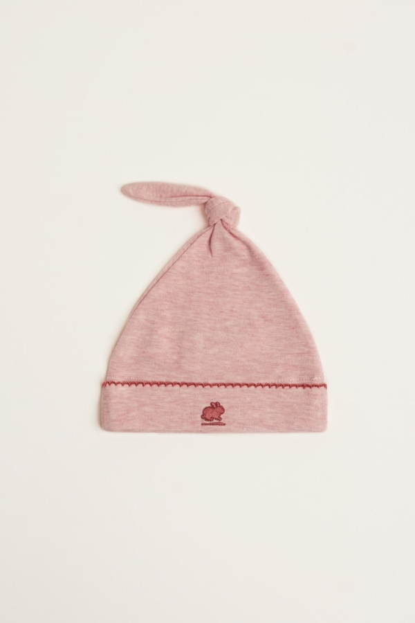 Gorro Nudo Carmin Pima